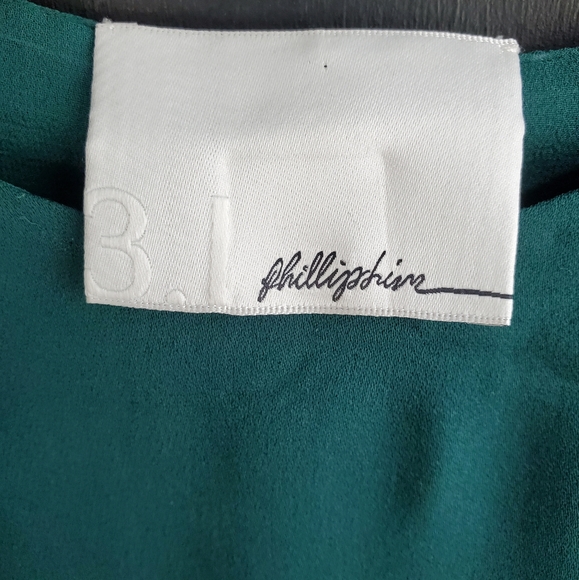 3.1 PHILLIP LIM Silk Knee-Lenght Dress Size Medium - Picture 4 of 4